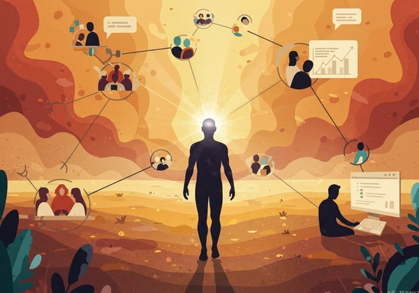 Empowered person confidently navigating social situations