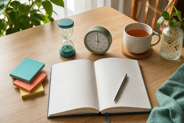 Calm anxiety self check notes