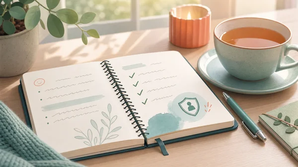 Private anxiety reflection notes